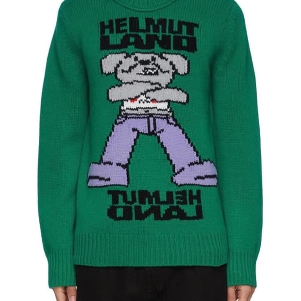 헬무트랭 인타르시아 니트