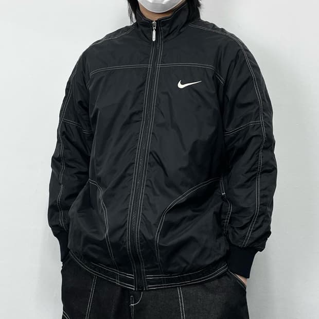 XL 나이키 빅스우시 스티치 파이핑 바람막이 자켓