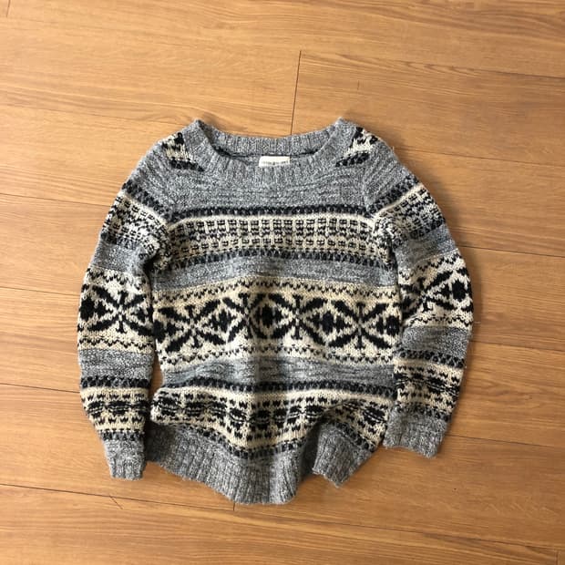 데님앤서플라이 노르딕 스웨터