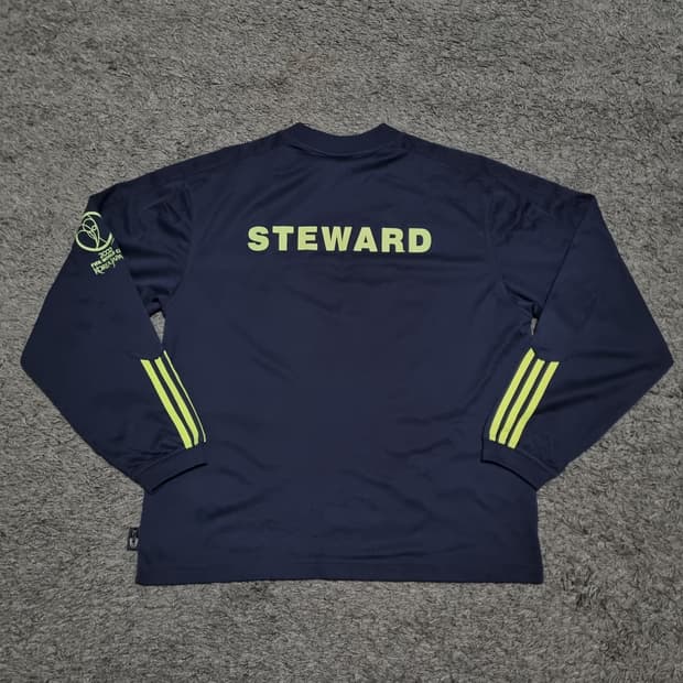 00s 아디다스 2002 한일 월드컵 트레이닝 져지 웜업 긴팔 L 빈티지