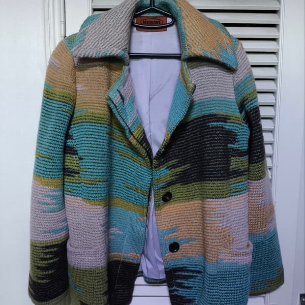 미쏘니 나바호 울자켓 니트자켓