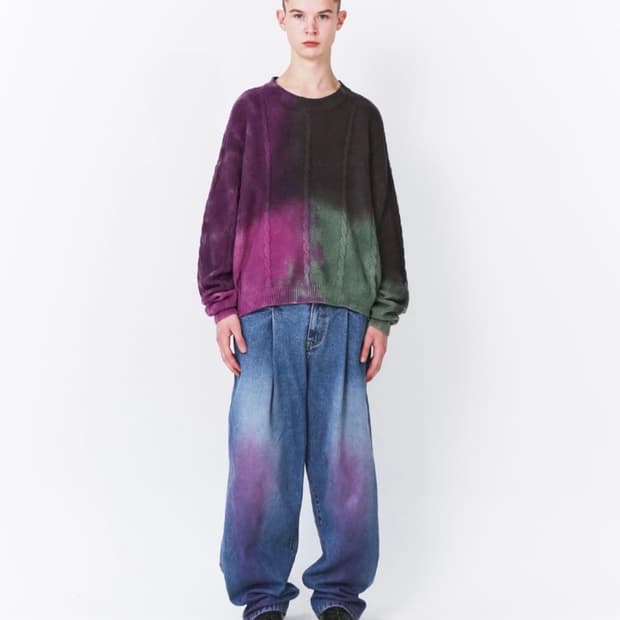 친다운 타이다이 니트 ChinDown