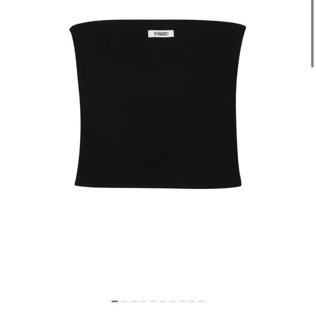 (새상품)보헤미안서울 베이직 튜브탑 BASIC TUBE TOP, BLAC