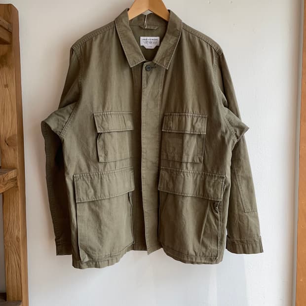 앤즈앤드민즈 린넨 퍼티그 자켓