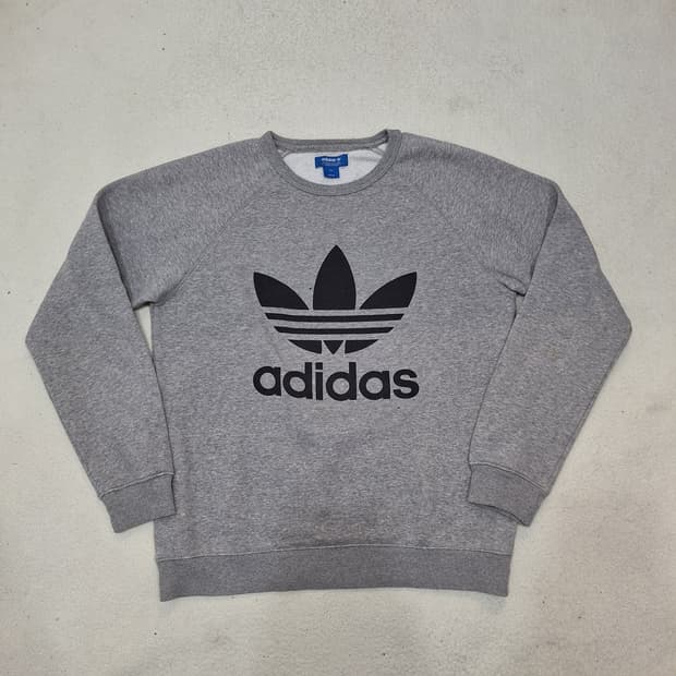 아디다스  빅로고맨투맨L