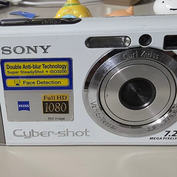 소니 사이버샷 DSC-W80 빈티지 디지털카메라