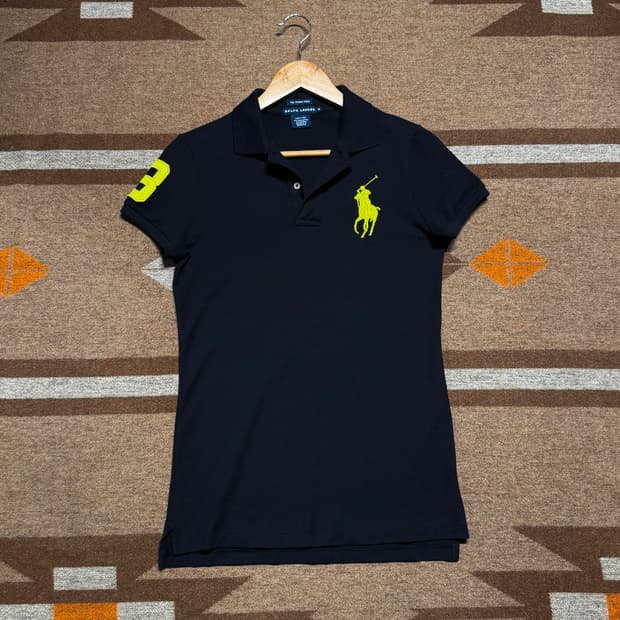 폴로랄프로렌 여성 빅포니 스키니 폴로 반팔 M