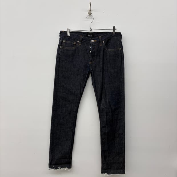 A.P.C. 생지 데님 청바지  허리32in