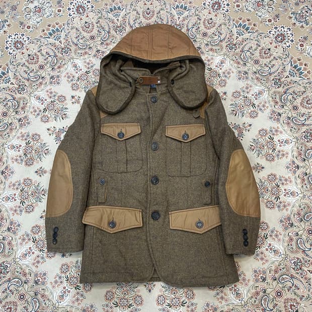 CP컴퍼니 14FW MOON셔틀랜드 울 헌팅 자켓