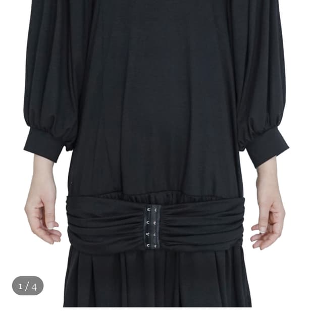 eonts 에옹쓰 아르누보 원피스 블랙