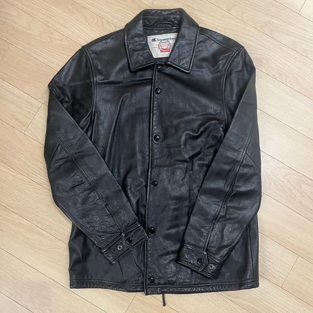 Supreme Champion 레더코치자켓