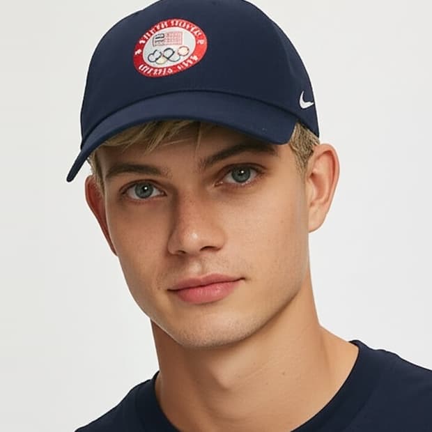 NIKE 나이키 레어 빈티지 미국 USA 올림픽팀 볼캡 모자 헤리티지86
