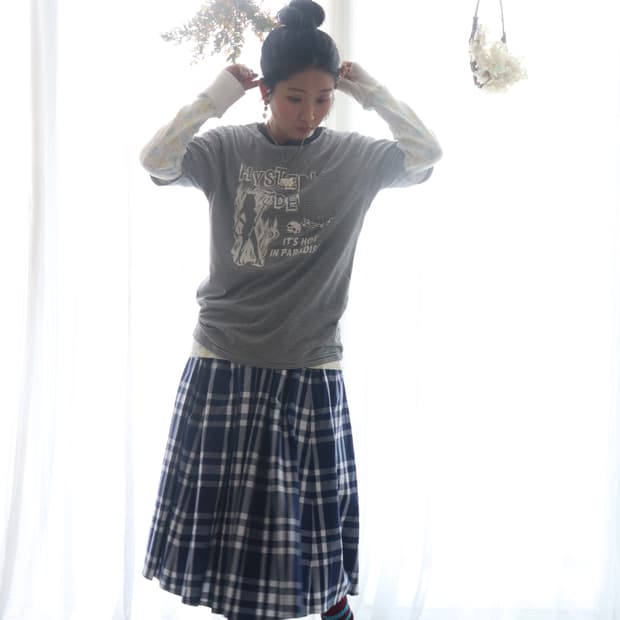 [Hysteric Glamour] Grunge Stripe T-Shirt