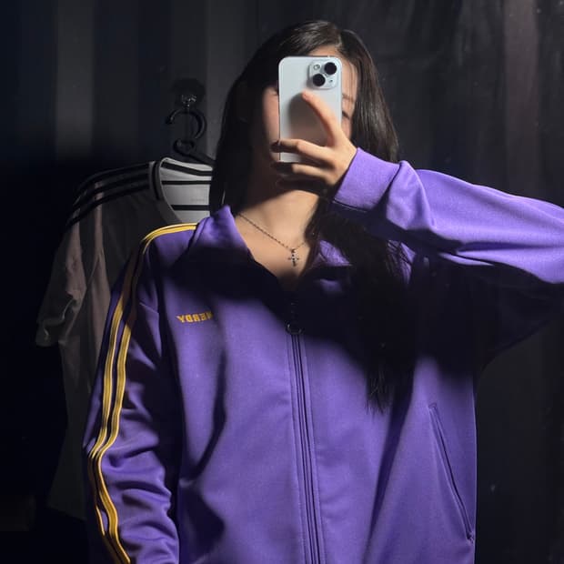📍널디 트랙 탑 퍼플 S