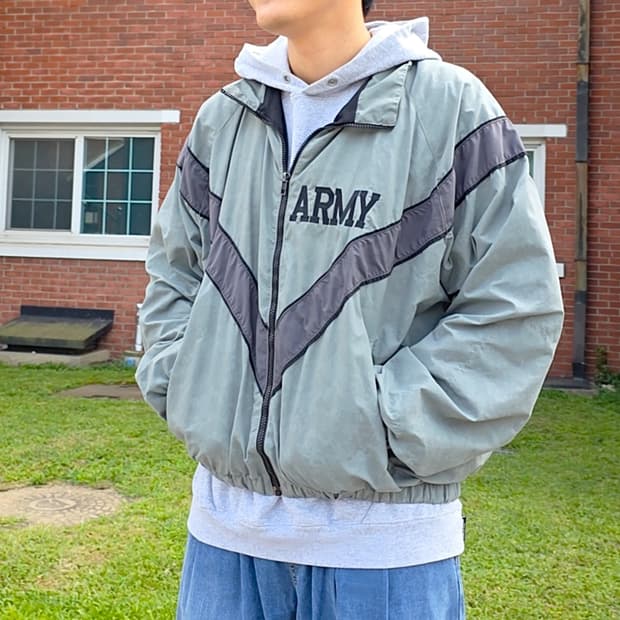 육군 ipfu자켓 ipfu바람막이 빈티지 바람막이 미군 바람막이 army