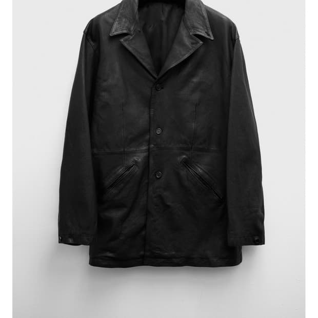 유스 워시드 레더 자켓 L 새상품 판매 youth leather