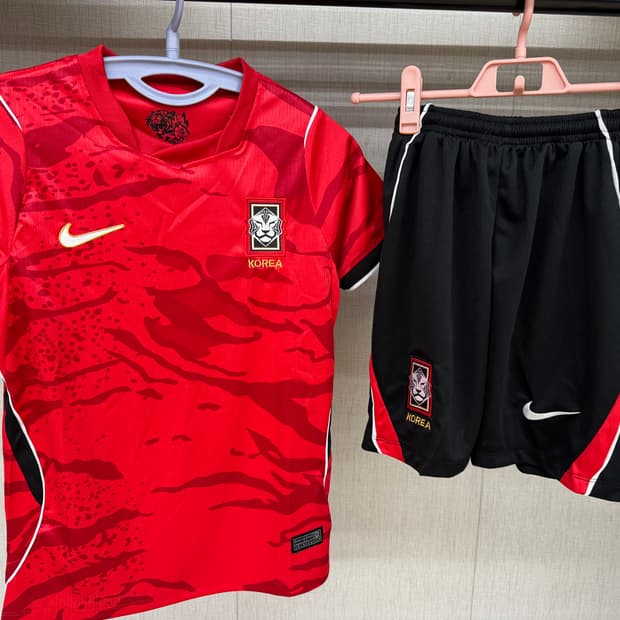 26-28 한국국대 축구유니폼 국가대표 홈 손흥민 이강인 주니어 어린이