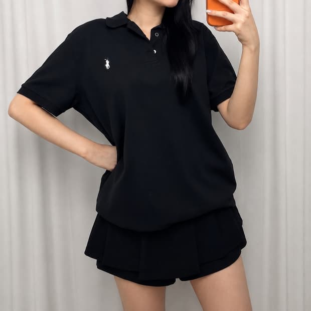 폴로랄프로렌 블랙커스텀 반팔카라티