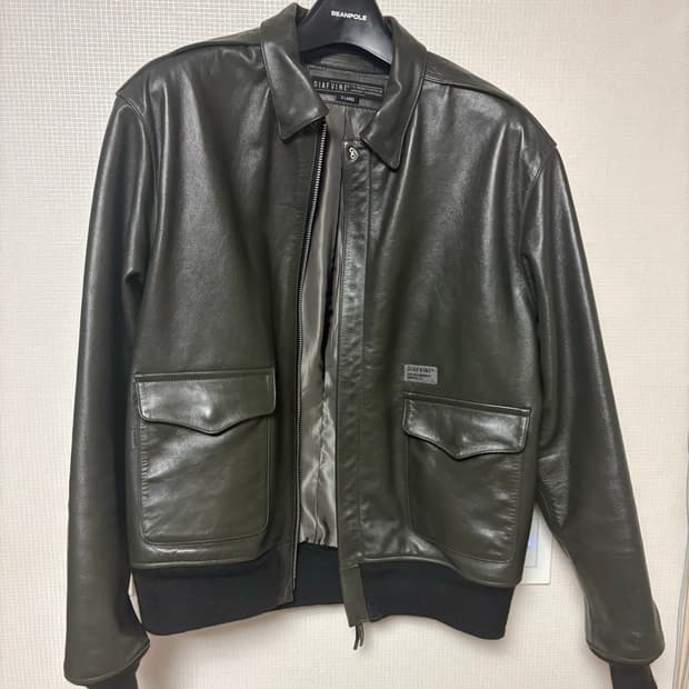 디아프바인a2 (lot.670 / 카프스킨 / 다크카키 / Xl)