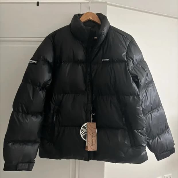 디스커버리 숏패딩 (덕다운) 경량패딩 (새상품) 선물가능