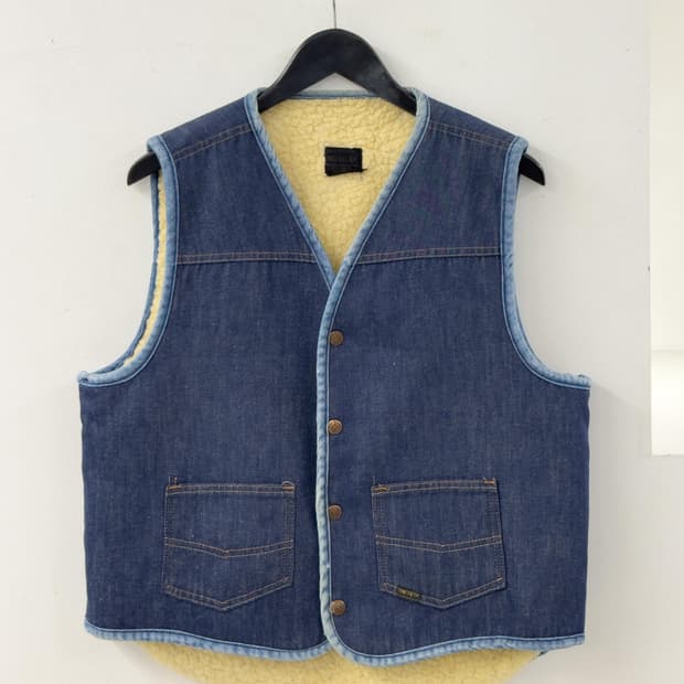 70's시어스 쉐르파 데님 베스트