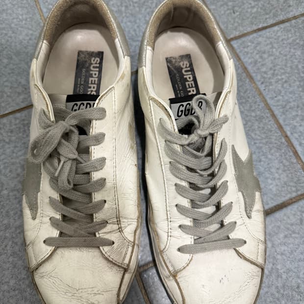 골든구스 화이트 실버탭 43