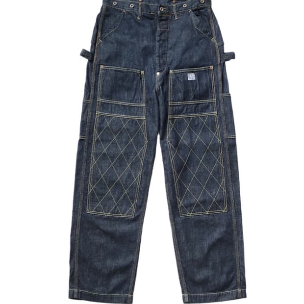 캐피탈 11.5온즈 데님 럼버 팬츠 인디고 새제품 사이즈2
