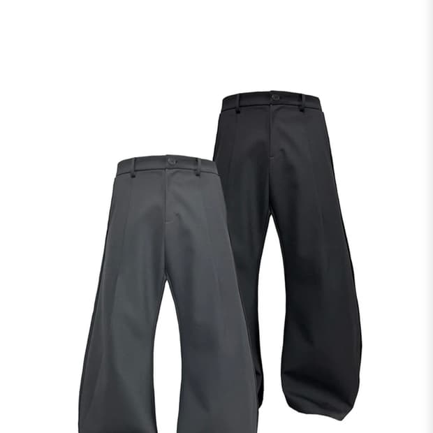 JCAESAR Flared leaf-shaped trousers