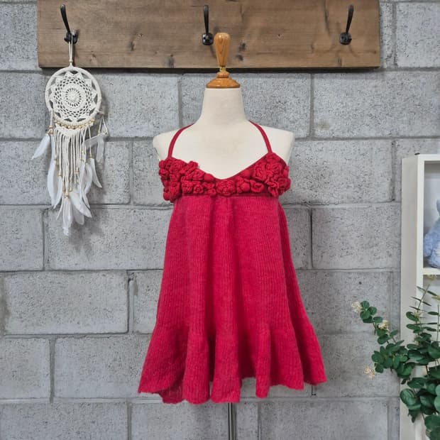 니트홀터넥 나시