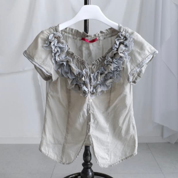 Vintage fairy frill top