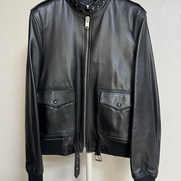 생로랑 레더 자켓 (Saint Laurent Paris) 48 