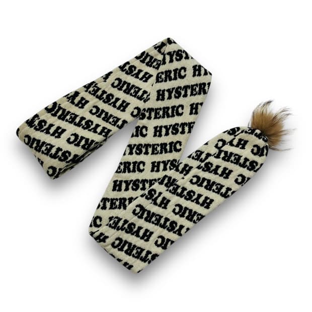 히스테릭 글래머 스펠아웃 방울 머플러