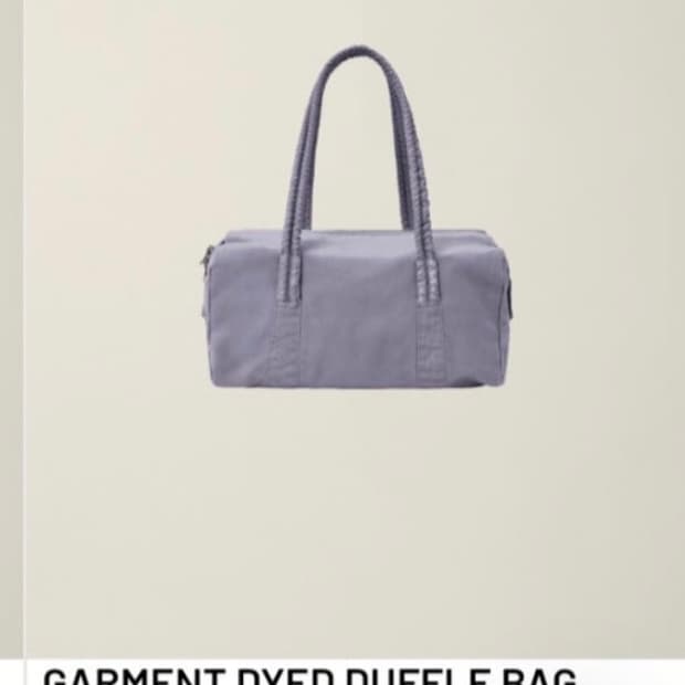 누마레 더플백 스몰 그레이 GARMENT DYED DUFFLE BAG