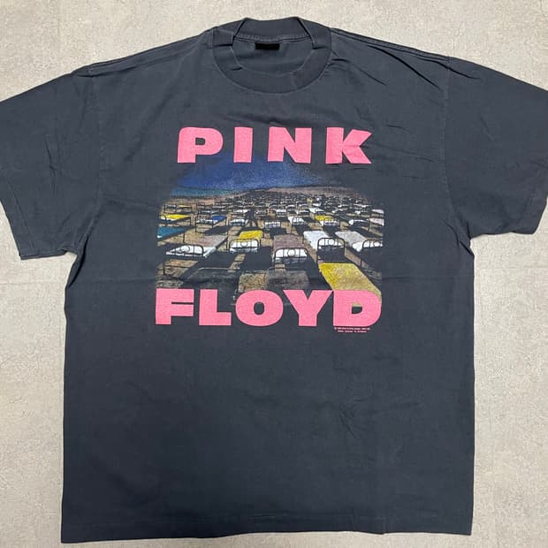 핑크플로이드 pink floyd 빈티지 밴드 티셔츠 브로컴 리프로