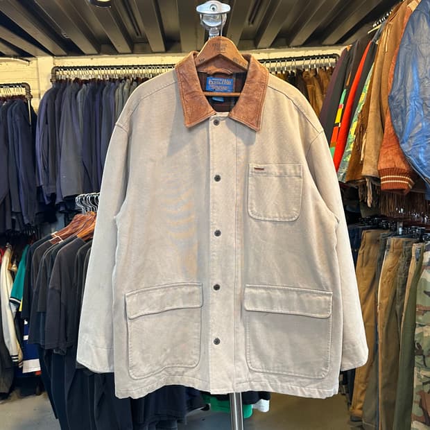 펜들턴 헤비 코튼 울라이닝 초어 워크자켓