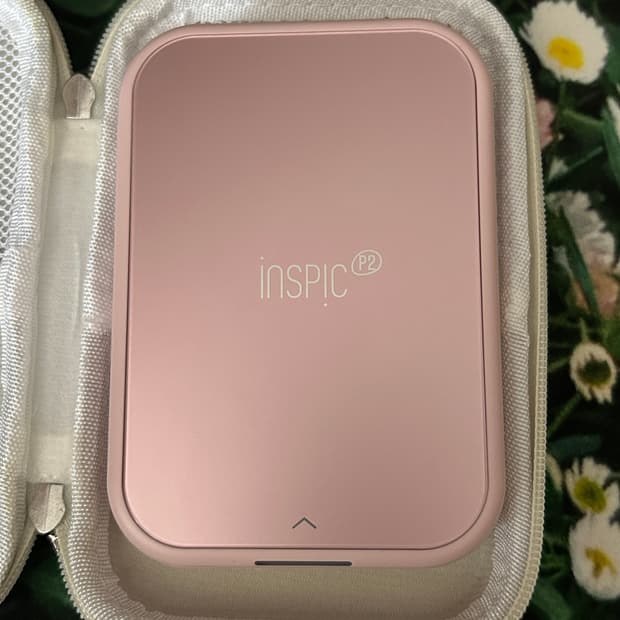 캐논 인스픽 P2 미니 포토프린터 로즈골드 + 파우치 