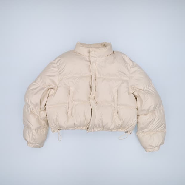 [44-55정도] 언유즈얼리 여성 푸퍼 크롭 패딩 0119H1