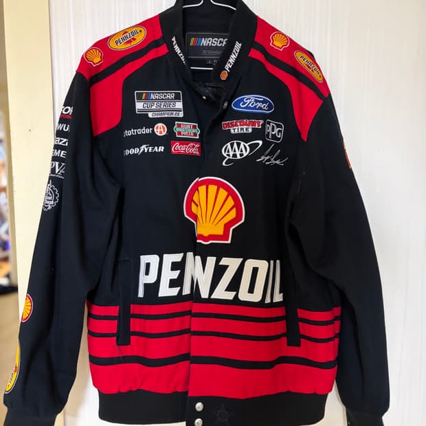 Joey logano snap jacket
