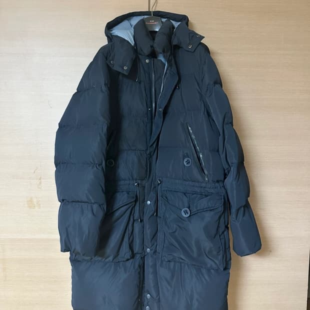 덕다운 롱패딩 xl