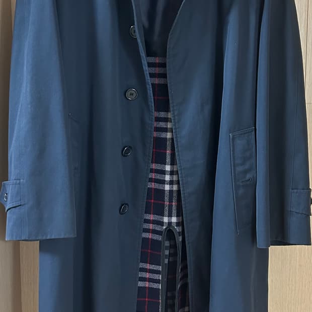 버버리 발마칸 트렌치 코트