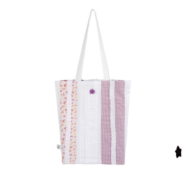 키이비 [EXCLUSIVE] LACE FLOWER BAG PURPLE