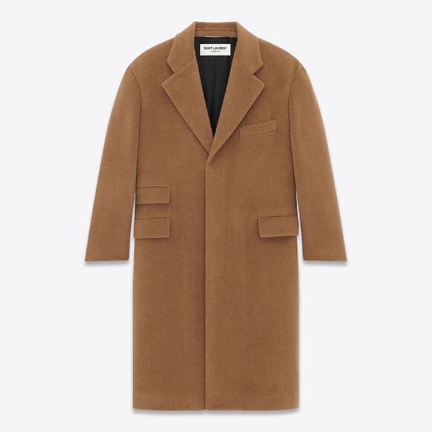 [차은우님 착용] 생로랑 23AW 울 오버사이즈 코트