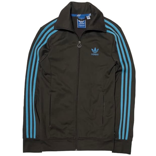 아디다스 오리지널 파이어버드 갈하 져지 갈색 하늘색 민트초코 브라운 져지