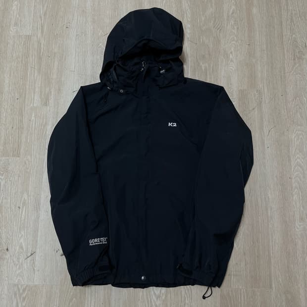 K2 고어텍스 퍼포먼스 쉘 바람막이 후드 자켓 [블랙] M/95