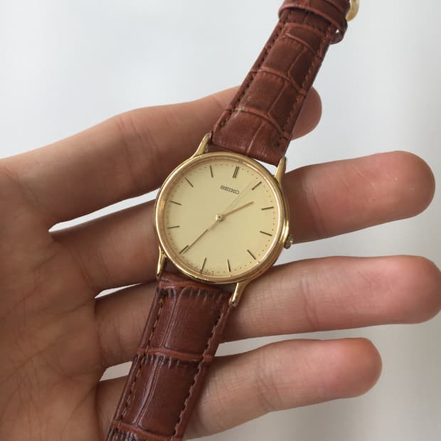 80s seiko gold quartz