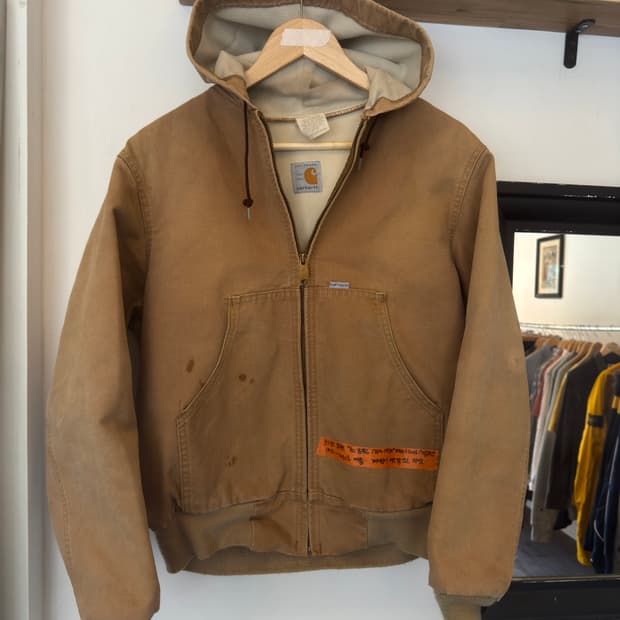 칼하트 100주년 액티브 자켓 USA 워크 후드 자켓