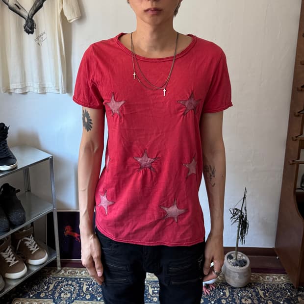 조르지오 브라토 램스킨 스타 패치 티셔츠