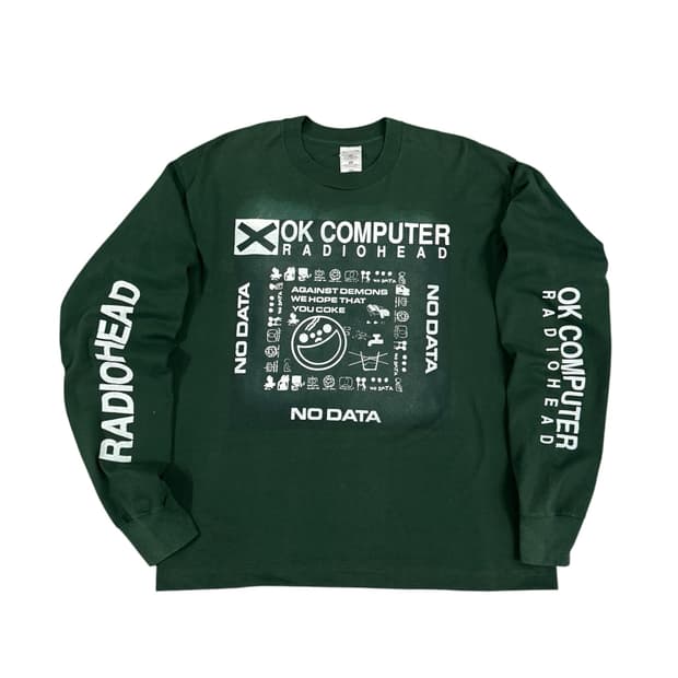 빈티지 90s 라디오헤드 롱슬리브 Radiohead OK Computer
