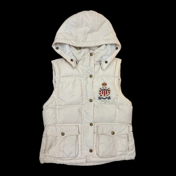 폴로 진스 컴퍼니 후드 조끼패딩