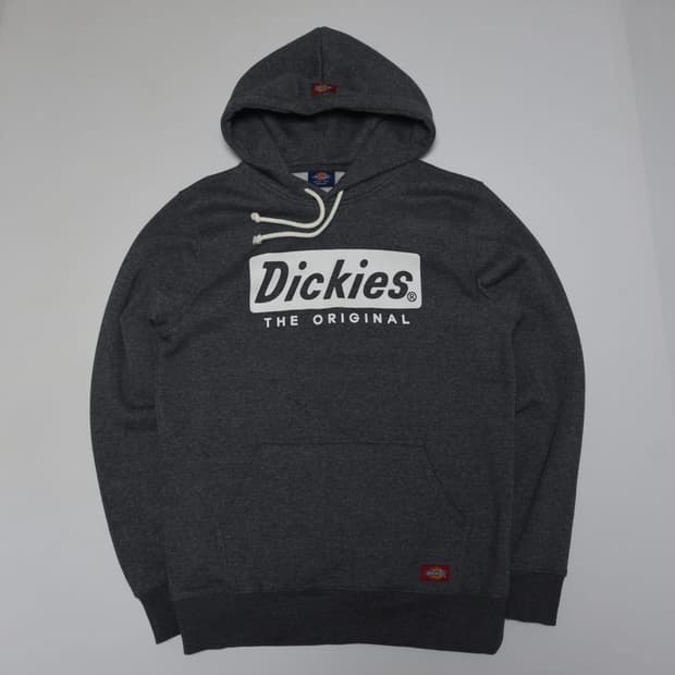 디키즈 회색 기모 후드티 95 M